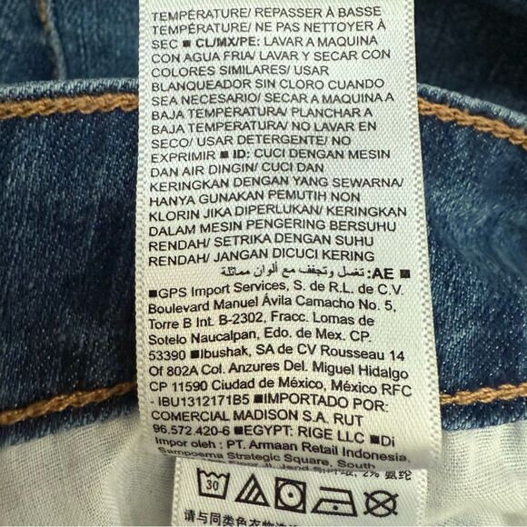 Old Navy Super Skinny Jeans Blue Jeans WOW Ankle Indigo Dark Wash Size 6 - Picture 6 of 7
